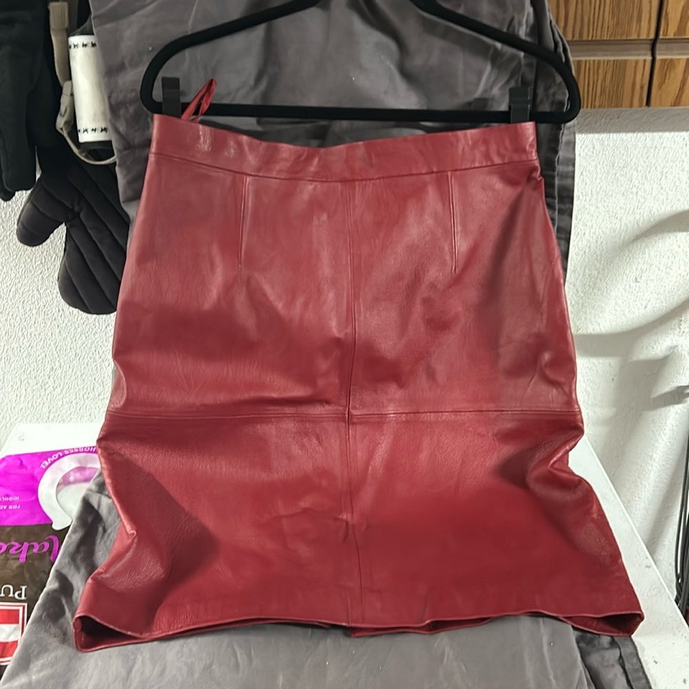 Women’s leather skirt